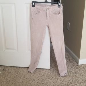baby pink jeggings